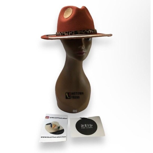 Fall Fedora Reid The Label Hat Custom Designer Professional Handmade Design New - Picture 1 of 7